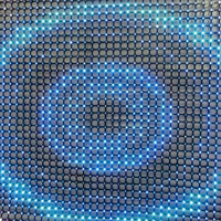 Écran LED en maille de pixels pour façade média, éclairage extérieur de façade P31.25 P40 P50 P80 P100 P125 P150