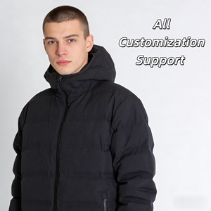 Mens Bonded Nylon Oxford <strong>White</strong> Duck Down Zipper <strong>Waterproof</strong> Windproof Outdoor Hiking Sportswear Casual Winter <strong>Jacket</strong> - Product Image 2
