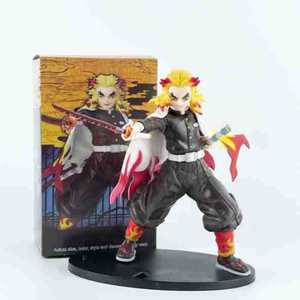 Nueva Figura de Acción Coleccionable de PVC de 20 cm del Demonio <span class=keywords><strong>Rengoku</strong></span> Kyoujurou de Demon Slayer - Product Image 1