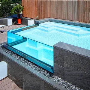 室外耐紫外线10米丙烯酸游泳池有机玻璃窗户