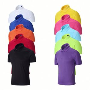 Polo à col rabattu personnalisé avec logo, prix compétitif, 180g coton, polo de golf, t-shirt polo en coton pour homme - Product Image 4