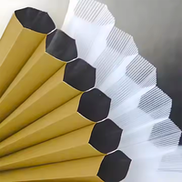 Tissu pour stores alvéolaires sur mesure, occultant, protection solaire, réduction du bruit, pour la fabrication de produits finis de stores