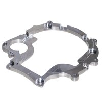 Plaque adaptatrice de boîte de vitesses en aluminium usiné CNC sur mesure