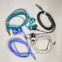 Earphone In-Ear Berkabel 3.5mm Universal Headset Handsfree dengan Mikrofon Desain Berlapis Elektroplating