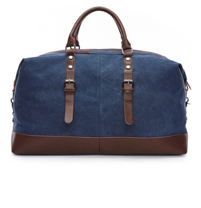 Bolsa de Viaje de Lona con Patrón Geométrico Neutro, Bolso de Mano de Fin de Semana, Bolso Deportivo Informal con Cremallera, Bolso de Gimnasio - Product Image 4