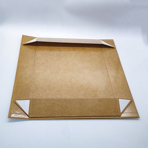 Custom Size Kraft Cardboard Gift Box UV Printing Offset Gold Foil Sponge Lining <strong>Flatten</strong> Style Chipboard Matte Finish Portable - Product Image 6