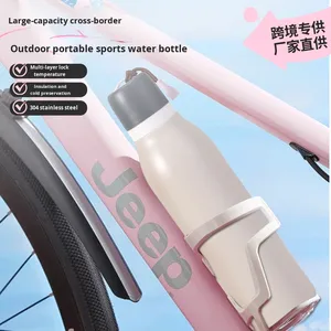 Vaso Térmico Personalizable de Acero Inoxidable sin BPA de 550ml y 750ml con Aislamiento al Vacío, con Pajita y Cuerda para Deportes, Camping, Bebidas Frías y Calientes - Product Image 2