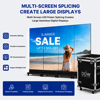 Pantalla LED Digital Plegable DDW Gob, Portátil, USB, Removible, Sin Costuras, 4K, Alto Brillo, 5 Años de Garantía, para Centros Comerciales