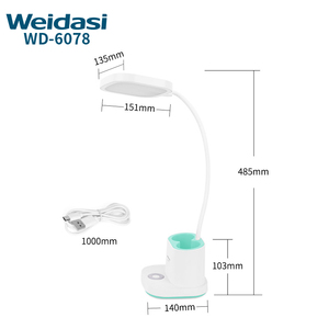 Lumière de <span class=keywords><strong>table</strong></span> de lecture <span class=keywords><strong>LED</strong></span> à intensité variable et rechargeable, économie d'énergie, <span class=keywords><strong>table</strong></span> d'appoint avec veilleuses - Product Image 6