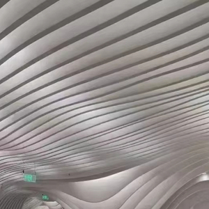 Mur-rideau en tube carré en aluminium léger pour la rénovation de bâtiments d'appartements - Product Image 2