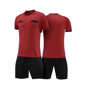 بدلة حكم كرة قدم احترافية بنمط جديد ، بدلة قصيرة من القمصان مع قميص حكم جيب - Product Image 3