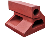 Corps de contre-porteuse d'outillage usiné CNC sur mesure en fonte gris ductile HT250, moulé en sable, fabrication interne OEM
