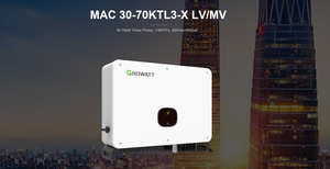 ฟังก์ชัน Zero Export สำหรับเครื่องแปลงไฟฟ้าพลังงานแสงอาทิตย์ Growatt 50kw 60kw แบบสามเฟส รุ่น 60KTL3-X 50KTL3-X 230v 400v แบบเชื่อมต่อกับระบบไฟฟ้า - Product Image 1