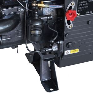 Moteur diesel agricole Aokai ZS1100 4 temps monocylindre 1,473 L refroidi par eau, démarrage électrique, 28 CV, 20/2200 tr/min, Euro 2 - Product Image 2