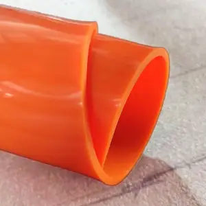 Il foglio di gomma siliconica rosso diretto in fabbrica può essere personalizzato taglio e punzonatura