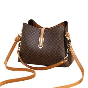 2024 Winter Large Capacity PU Polyester Zipper Single Shoulder Crossbody Handbag European <b>Retro</b> Style Women's <b>Phone</b> - Product Image 5