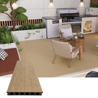 Dalles de terrasse en composite bois-plastique (WPC) antidérapantes pour balcon et jardin