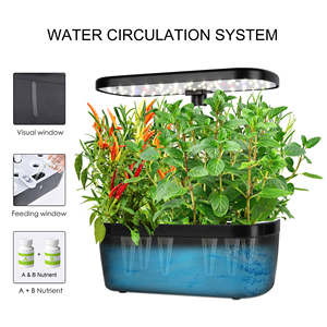 Système hydroponique à spectre complet connecté au Wi-Fi, lampe de culture de plantes à hauteur réglable, kit de culture d'<span class=keywords><strong>herbes</strong></span> aromatiques intelligent à 6 trous - Product Image 3