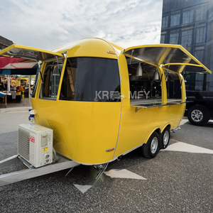 Caravane de voyage personnalisée, camping-car, camping, chariot de boulangerie mobile en acier inoxydable, kiosque de nourriture de rue - Product Image 4