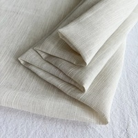Tissu de rideau en voile transparent ignifuge IFR, largeur 320 cm, polyester, pour la décoration des fenêtres des projets hôteliers