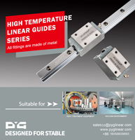 Guías lineales de alta temperatura HG15/20/25/30/MM piezas metálicas para maquinaria CNC accesorios de equipos de entorno especial