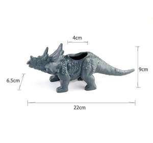 Jardinière d'animaux <span class=keywords><strong>de</strong></span> <span class=keywords><strong>dinosaure</strong></span> en plastique pour plante succulente Bonsaï <span class=keywords><strong>Pot</strong></span> <span class=keywords><strong>Pot</strong></span> <span class=keywords><strong>de</strong></span> fleurs Pots et jardinières <span class=keywords><strong>de</strong></span> jardin Décoration jardineras y macetas - Product Image 2