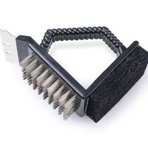 Cepillo para parrilla Ztc530, herramienta de limpieza multiusos de alambre de acero inoxidable para rejillas y parrillas de barbacoa, diseño portátil duradero - Product Image 5