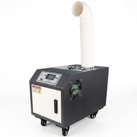 Système d'humidification ultrasonique commercial électrique 6 kg/h pour atelier d'impression, entrepôt, contrôle de l'humidité intérieure, fabricant OEM