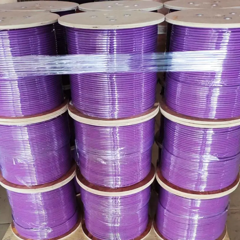 אישורים 4 זוג 23awg 550mhz חשוף נחושת או cca sftp cat6a אינטרנט lan כבל rj45 מחשב כבל sftp cat6a