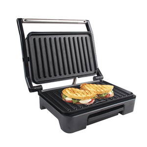 2 pedazo parrilla <span class=keywords><strong>panini</strong></span> hogar eléctrico sándwich prensa parrilla <span class=keywords><strong>panini</strong></span> con acero inoxidable de la cubierta superior - Product Image 1