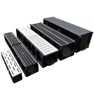 Système de drainage en HDPE avec grille de couverture <span class=keywords><strong>pour</strong></span> terrasse extérieure et jardin résidentiel - Product Image 5