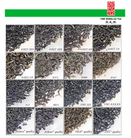 Thé vert de Chine Chunmee de qualité standard, thé frais et sain en vrac, emballage en sachet et en boîte