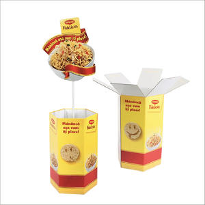 Custom Printed Corrugated Cardboard Dump Bins Retail Promotion <b>Display</b> Racks <b>for</b> Supermarket Mall Store <b>Display</b> <b>Stand</b> - Product Image 5