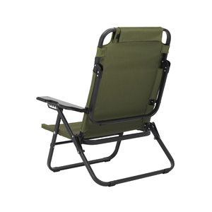 Chaise longue de plage et de pique-nique moderne, robuste, réglable, ultralégère, portable, avec structure en acier thermolaqué, tissu Oxford 600D + PVC - Product Image 6