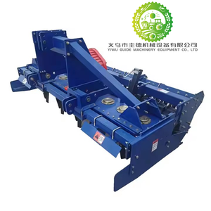 Guide <b>Machinery</b> Equipment Farm Cultivator Blue 2 <b>Row</b> Soil Cultivation Tractor PTO Drive With Gearbox Core Components - Product Image 1