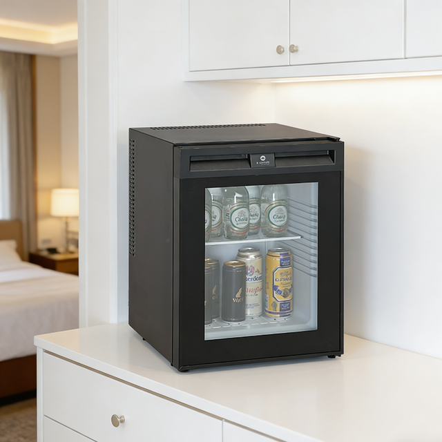 EASTON Single Glass Door Display Small Refrigerator Supplier Mini 40l Hotel Mini bar Chocolate Fridge with Freezer