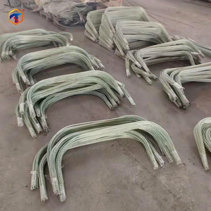Barres d'armature en <span class=keywords><strong>fibre</strong></span> de verre écologiques entièrement filetées de 10 mm et 12 mm avec services de cintrage et de découpe pour ponts et infrastructures - Product Image 5