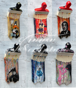 Diseño moderno decoración de pared interior dibujos animados personalizados Pantera Rosa pintura fibra de vidrio pincel estatua - Product Image 2