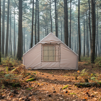 Tente gonflable luxueuse et portable de 7 m² en Oxford à double couche, confortable, avec montage rapide et conception imperméable
