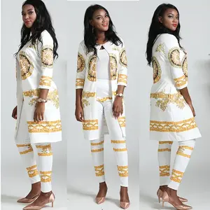 Fashion Boutique Tops Print Pants Houseofsd African Ladies Two Pieces Sets Clothing For Women