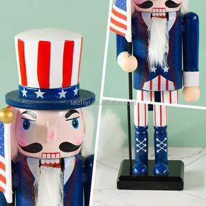 <span class=keywords><strong>Casse</strong></span>-<span class=keywords><strong>noisette</strong></span> en bois Oncle Sam Soldat <span class=keywords><strong>Casse</strong></span>-<span class=keywords><strong>noisette</strong></span> patriotique avec drapeau américain - Product Image 2