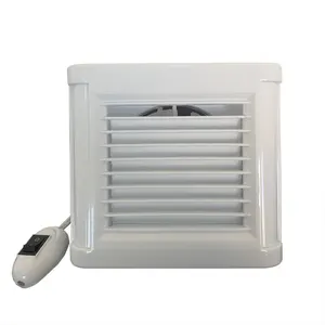 Ventilador de escape para cozinha baer, alta qualidade, 6 polegadas, 220v, vento forte, pequena, parede, ventilador de ventilação