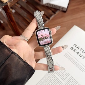 Correa de Reloj Inteligente de Acero Inoxidable de Lujo Upro para Apple Watch, Correa de Acero Inoxidable, Correa de Reloj Elegante Chapada en Oro de 45 mm y 49 mm - Product Image 3