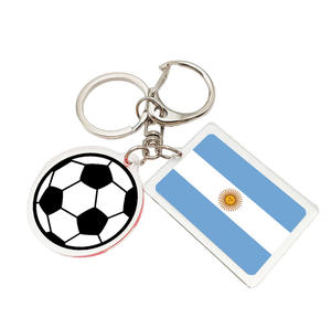 พวงกุญแจอะคริลิคธงชาติเฮติคุณภาพสูง รูปแบบฟุตบอล พวงกุญแจธงชาติแคนาดา สำหรับของขวัญส่งเสริมการขาย - Product Image 5