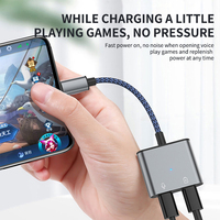 Adaptateur d'écouteurs audio à Double prise musique 2 en 1 prise d'écouteurs adaptateur de charge rapide séparateur pour iPhone