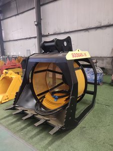 Rompedor Hidráulico Soosan para Excavadora de 20-27 Toneladas, Cucharón Rotatorio de 1.6 CBM, 1 Año de Garantía, para Separación de Arena y Grava - Product Image 2