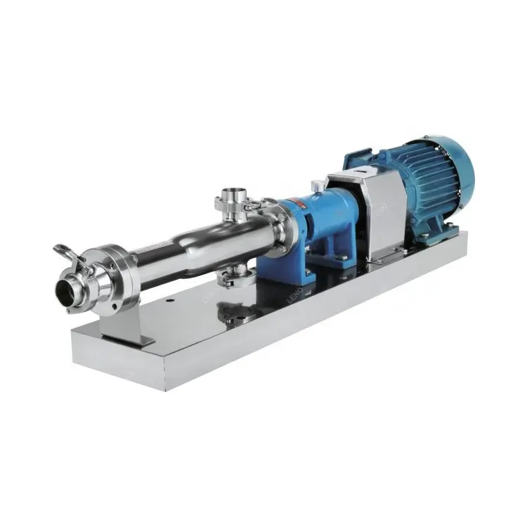 SS304 SS316L screw pump for filter press for tomato paste molasses