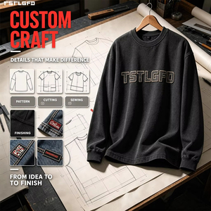 Oem Odm Custom Washed Hoodie Acid Wash Vintage <b>Pullover</b> <b>Jumper</b> 500Gsm Men'S Hoodies & Sweatshirts Clothing Manufacturers Bulk - Product Image 4