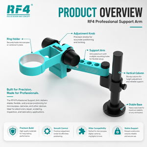 Soporte Giratorio para Microscopio RF-FO19, Extensible, con Orificio para Tornillo, Herramienta de Reparación de Teléfonos Móviles - Product Image 2