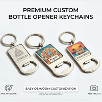 Llavero Abridor de Botellas de Metal Personalizado con Resina Epoxi, Souvenir Turístico de Italia, Nápoles, Mazatlán, México, Poznan, Polonia